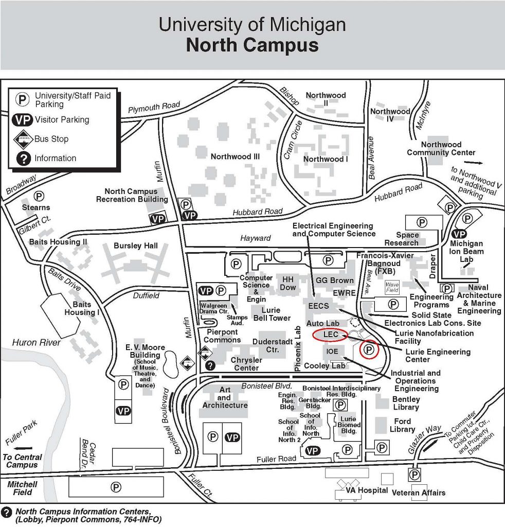 North Campus Map